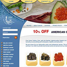 Fine Foods Trading Website
